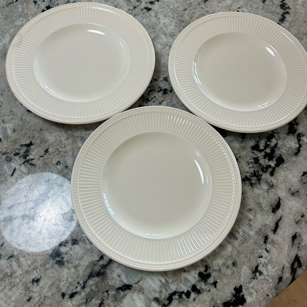 Elegant Cream Dinner Plates Set